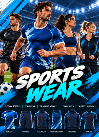 Custom Sports Wear Manufacturer and Supplier - Teamwear, Jerseys and Training Apparel by SeamCraft Industry