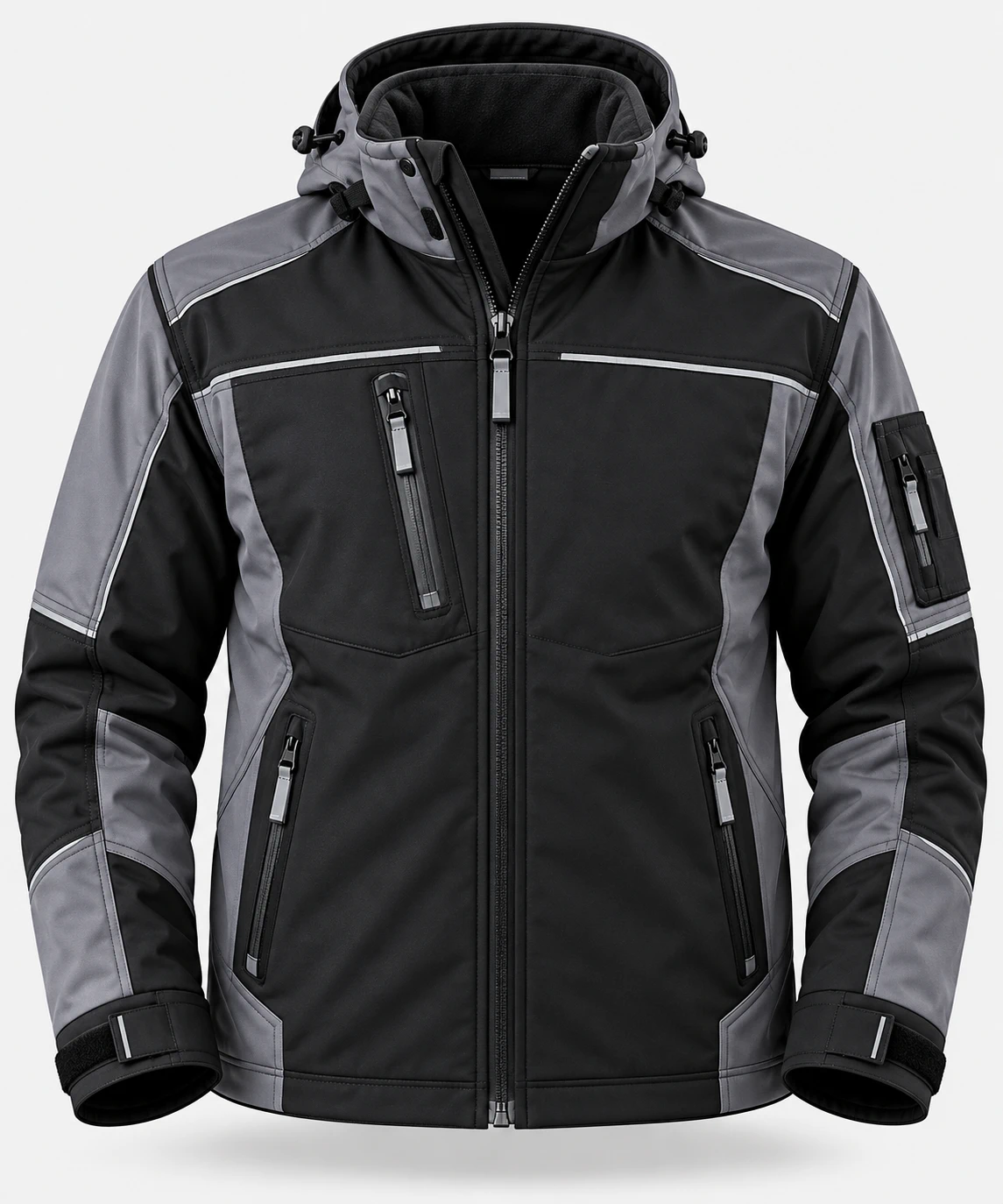 Custom Softshell Work Jacket - SeamCraft Industry Custom Softshell Work Jacket